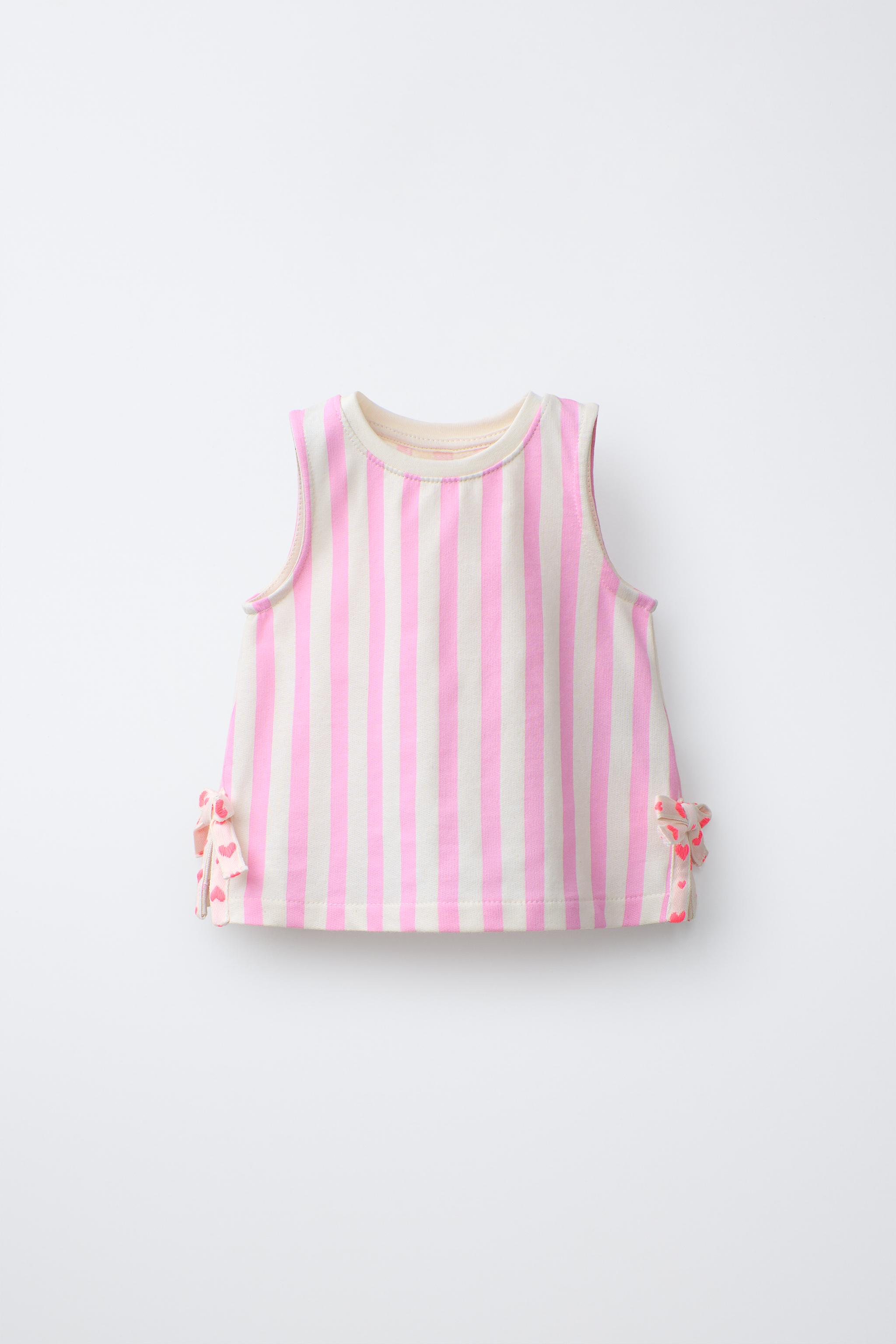 STRIPED BOW T-SHIRT
